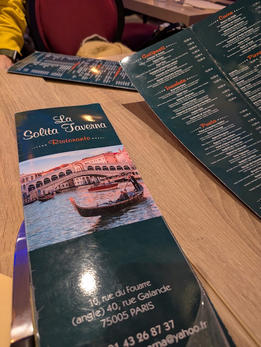 Menu La Solita Taverna-10
