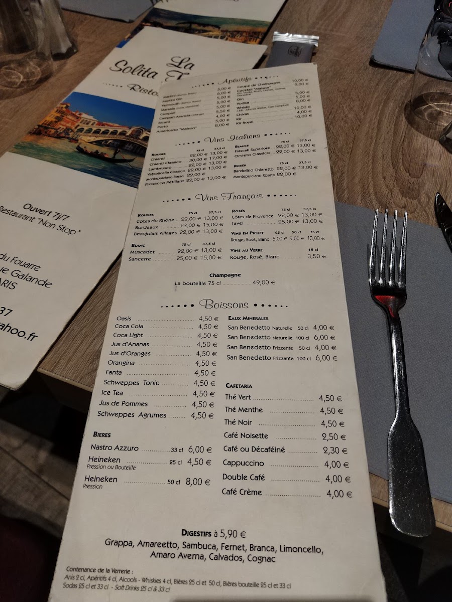 Menu La Solita Taverna-8